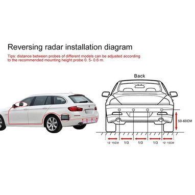 Kit de sensores de estacionamiento para autos (sensor de parqueo) - 2/3