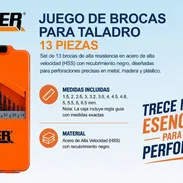 Juego de Brocas Para Taladro 13 piezas - Img 57890840
