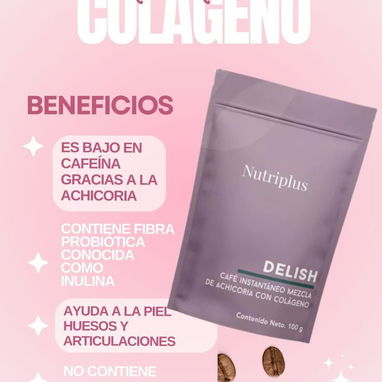 Café Achicoria Instantáneo con Colágeno de FARMASI - Img 125163047