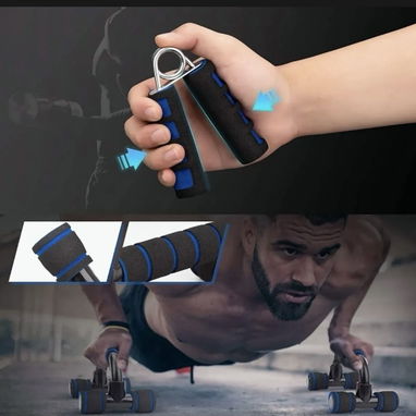 Kit de ejercicios rodillo abdominal barras push-up ejercitador suiza nuevo en caja 54321470 - Img 96352082