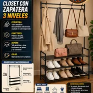 👜 CLOSET CON ZAPATERA 👟 3 NIVELES. MENSAJERÍA CON FACTURA Y GARANTÍA. 📲 54833699 - Img 56062222