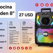 BOCINA RUDEN 8" - Img 57253286