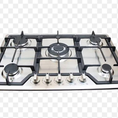 Cocina de Gas 5 Quemadores Empotrada Maxi House con magneto de Acero Inoxidable $170 USD transporte incluido, factura - 3/4