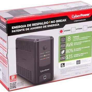 Ofertica⭐⭐⭐Protege tu PC y tu información…. de los Apagones⭐⭐⭐ UPS (Backup) de 8Tomas 550V Marca: CyberPower (Nuevo Sell - Img 124178838