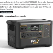 Estación de energía Pecron ⚡ soporta 1600W de carga solar y 2 baterías extra (capacidad total de 9216Wh). Garantía 15 d - Img 56644646