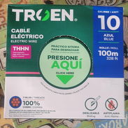 Cable 10 rollo de 100 MT puro cobre - Img 58306511