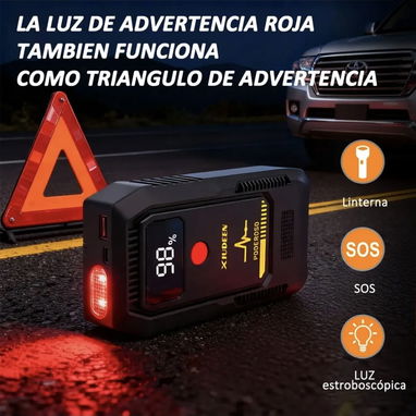 Arrancador de bateria portatil para carros y motos - 2/7
