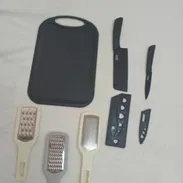 🚧 SET DE COCINA MULTIFUNCIONAL DE TABLA + CUCHILLO + RALLADORES 🚧 - Img 54753065