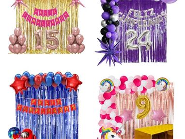 Decoraciones para fiestas; cumpleaños, baby shower - Img 60930513