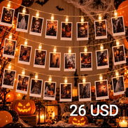 🎃 Guirnaldas de fotos de terror para decoración de Haloween 🎃 Cerca de 6 metros con luz - Img 58039885