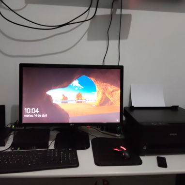 Set completo de PC, Monitor e Impresora - 5/8