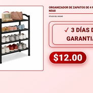 ORGANIZADOR DE ZAPATOS DE 4 NIVELES CH-N568 - Img 58261425