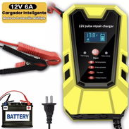 Cargador de batería para carro y moto de 12v/6a.Nuevo en su caja - Img 49079494