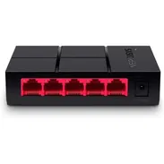 Switch RJ45 Splitter Red (MERCUSYS) 1000mbps Gama ALTA - Súper Calidad - NUEVO con Puertos Gigabit Ethernet - Img main-image-50129939
