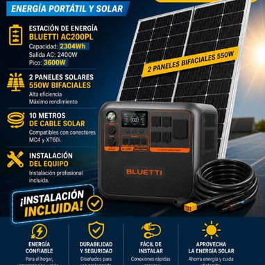 Kits solares de estaciones, inversor y batería - 2/3