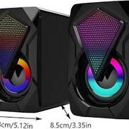 Altavoces para Computadora, Luces RGB y Conexión USB - Img 57599034