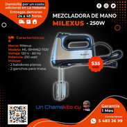 💲35💲BATIDORA DE MANO MILEXUS 250W. MENSAJERÍA CON FACTURA Y GARANTÍA 1 MES. TLF 54833699 - Img 50408022