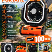 VENTILADOR PORTÁTIL F16 – POTENCIA Y FRESCURA DONDE LA NECESITES 🔥  💨 12 pulgadas 🔋 40.000 mAh de alta capacidad ⏱ - Img 57545536