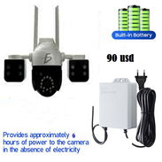 Camaras de 3 lentes Wifi-Utp con baterias de durecion asta 6 horas. -53438836 - Img 44657843