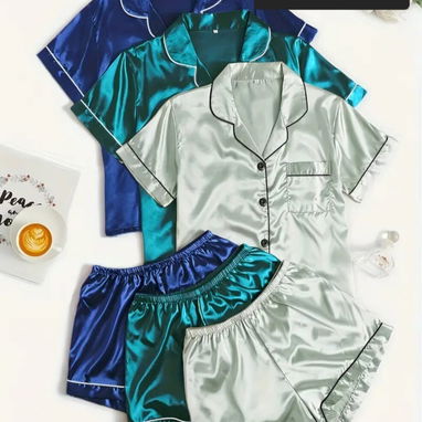 Pijamas de satén varias tallas y colores - 4/5