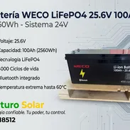 Batería WECO LiFePO4 25.6V 100Ah - Img 55829349