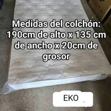 Venta de Colchones Cameros Originales marca eKo de muelles encapsulados al vacío Ortopedico Forro Antiescaras antialérgi - Img 118672198