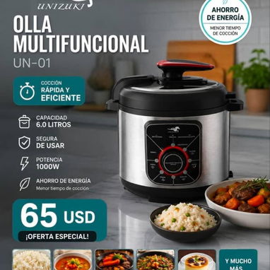 Olla Reina Multifuncional de 6Litros. - Img 125216608