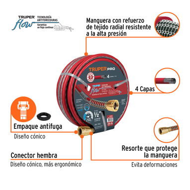 MANGUERAS DE JARDÍN TRUPER ULTRA REFORZADAS - Img 120047068