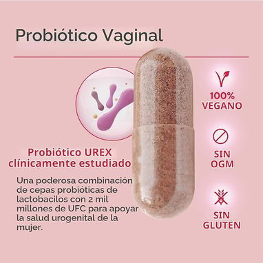 Probiótico Vaginal Sunergetic (60 cápsulas) - 3/8