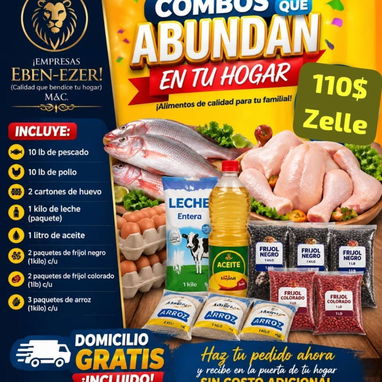 Combos de comida hasta la comodidad de su casa - 10/10