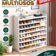Zapatera de 8 niveles / zapatera de madera / organizador para zapatos y otros - Img 57511527