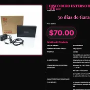 Disco Externo 3TB USB 2.0 Windows 7 8 Compatible, Disco Externo 3TB USB 2.0 Compatible USB 3.0 PC . - Img 57450955