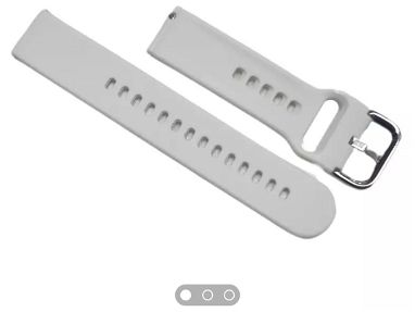 Manilla de cuero 20mm smart watch/ Manilla de cuero 22mm/ Manillla de goma 20mm y 22mm para reloj Samsung Xiaomi Amazfit - Img 60372818