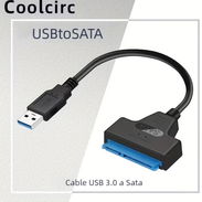 Adaptador zata a USB para discos de laptop - Img 55719643