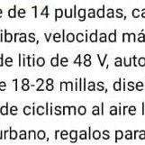 Bicicleta eléctrica - Img 124544520