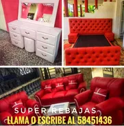 Rebajas de cama, colchónes, base, juego de comedor, muebles y almohadas todo con calidad garantizada y transporte inclui - Img 50037997