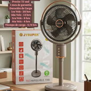 Ventilador Recargable JAYSUPER 12" 12000 mAh Se puede ajustar a 3 tamaños. yoaarifen 💯 - Img 55672403