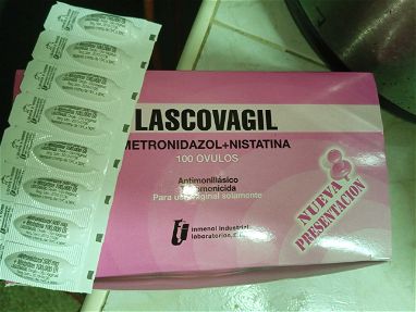 Óvulos vaginales (Clotrimazol 100mg y 500mg)(Metronidazol con nistatina 500mg) (Nistatina) importados  52598572 - Img 52961157