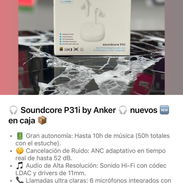 🎧 Soundcore P31i by Anker – Nuevos en caja ✅ Hasta 50 horas de batería total (10h por carga). ✅ Cancelación de ruido - Img 57557415