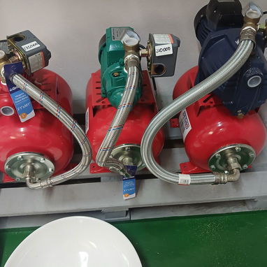 Kiwan hidroneumático, quiwan digital, bomba jett, presurizador, tanque, manómetro, latiguillo 1", T de 5via, accesorios - 3/10