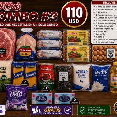 🇨🇺❤️ COMBOS PARA TU FAMILIA EN CUBA ❤️🇨🇺 - 3/4