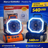 Ventilador recargable F6 - Img 54798328
