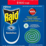 Incienso antimosquitos Raid en espiral en venta - Img 54690349