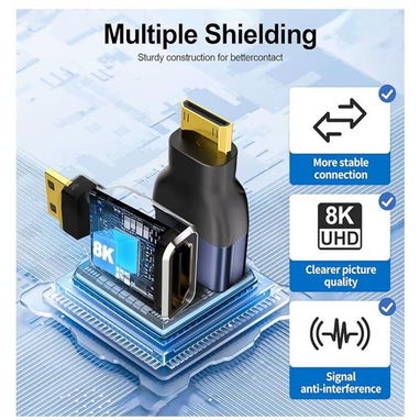 Adaptador Mini HDMI a HDMI, 8K - Img 123340112