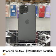 iPhone 16Pro Max 256GB libre x RSIM. Bat 93% - Img 55807516
