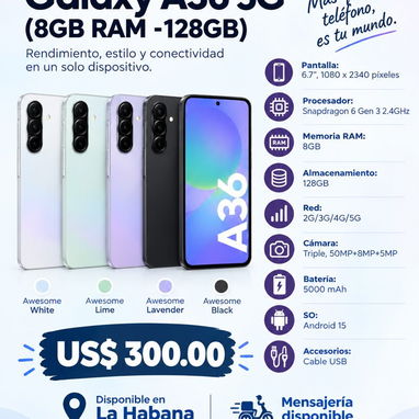 🔥 TELÉFONOS NUEVOS Y SELLADOS: Samsung, Xiaomi, Apple y más | Accesorios y Tablets | Precios Top | Cajigal 5482 9911 - 5/10