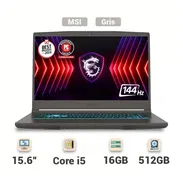 Laptop MSI Thin 15 Gaming 15.6" FHD 144Hz Core i5-13420H RTX 3050 16GB 512GB SSD (Modelo: Thin 15 B13UC-1000US) Gris - Img 53776416