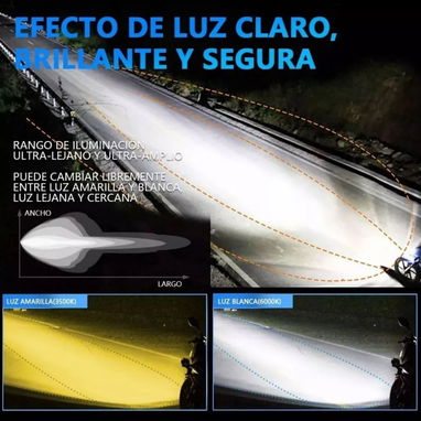 NEBLINEROS BILEDS 12-24V DOBLE COLOR. - 5/5