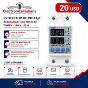 Protector de Voltaje TOMZN 110V 63A Regulable con Display - Img 57076489