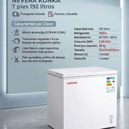Nevera 7 pies Konka con cesta, Color Blanca precio $345 usd Transporte Incluido - Img 57673756